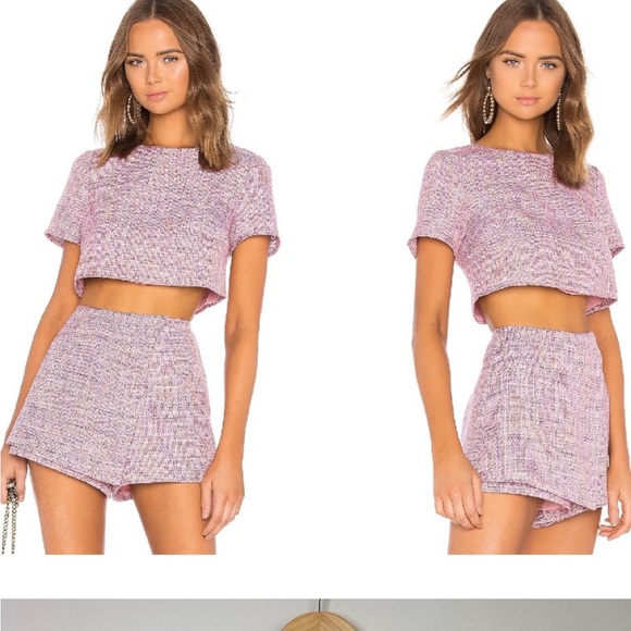 Lovers + Friends FULL SET Ella Crop Top + Stargazer Skort - Picture 2 of 4